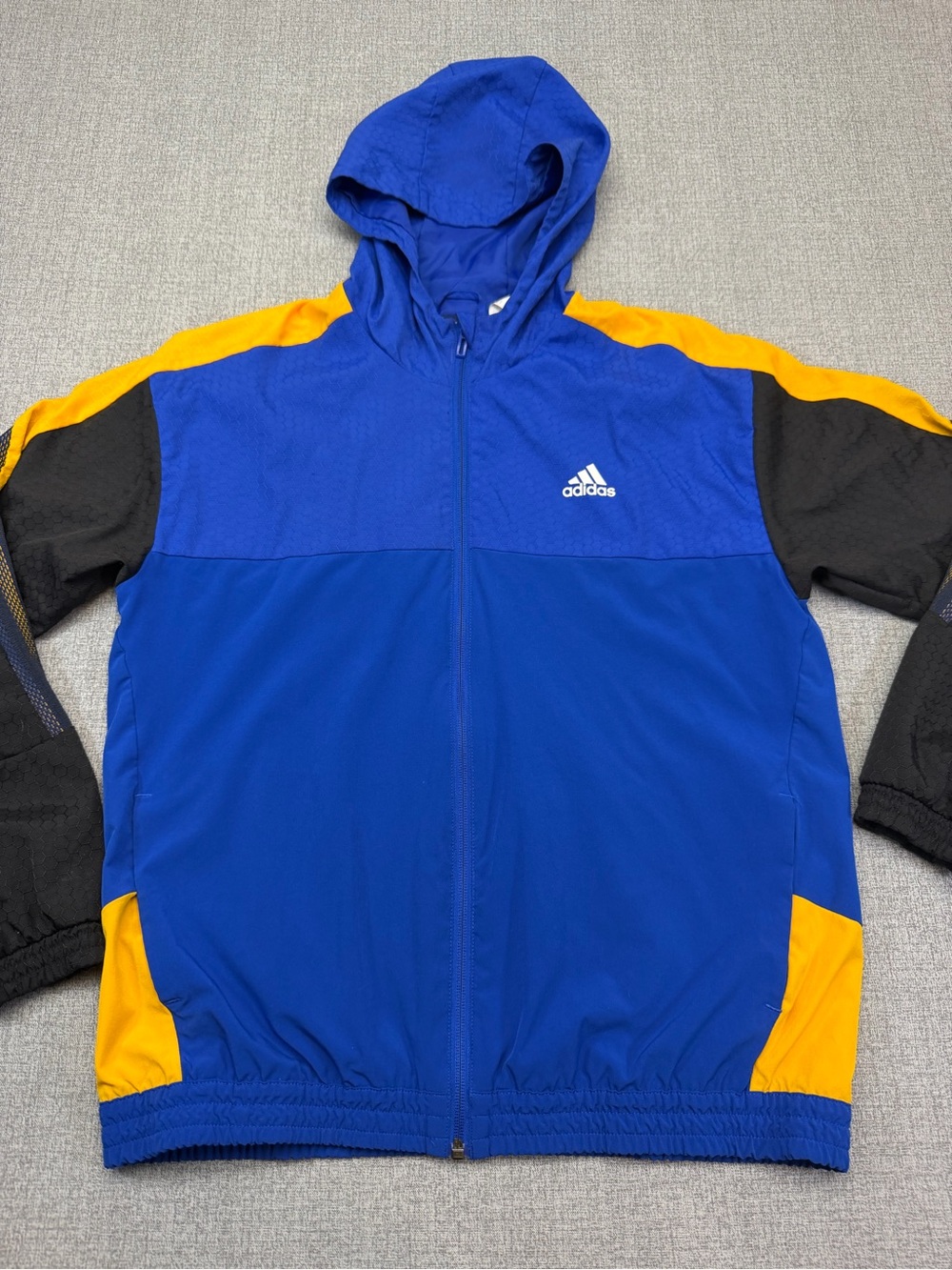 Adidas Youth Hooded Windbreaker Jacket